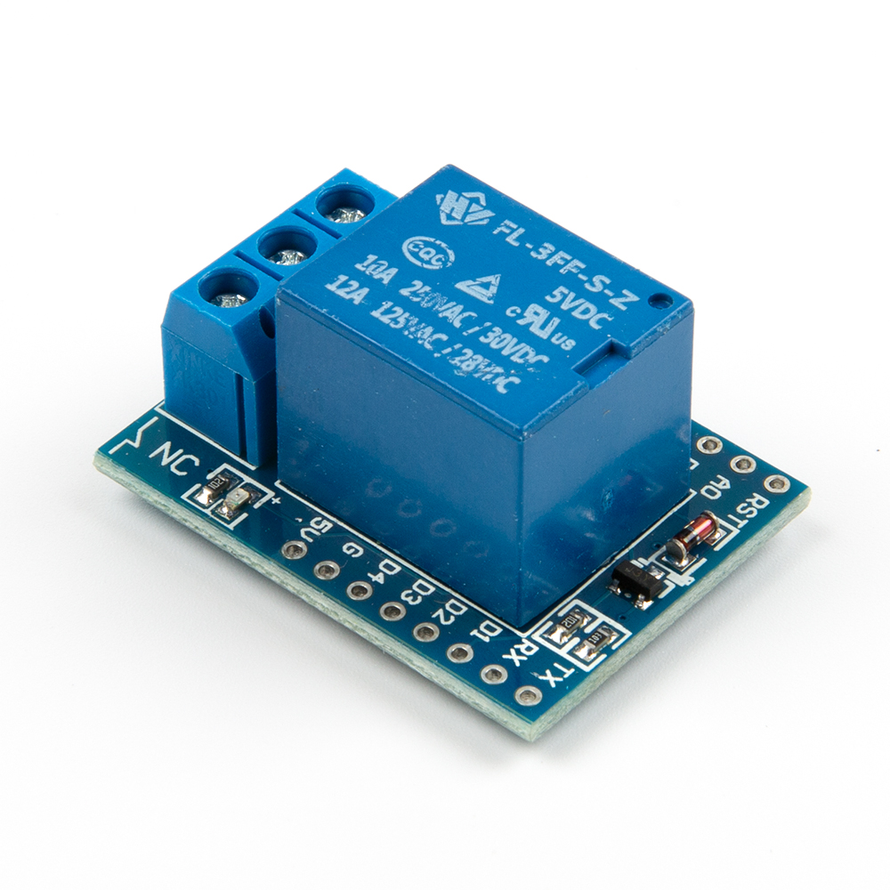 Плата расширения одноканальное реле 5в для котроллера Wemos D1 mini